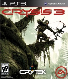 Caratula Crysis 3, un potente videojuego con una alta capacidad gráfica